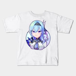 Anime fanart Genshin Impact Eula portrait Kids T-Shirt